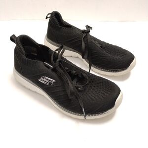 Skechers Lace Slip Ons SN56124 Memory Foam Women's Size 7